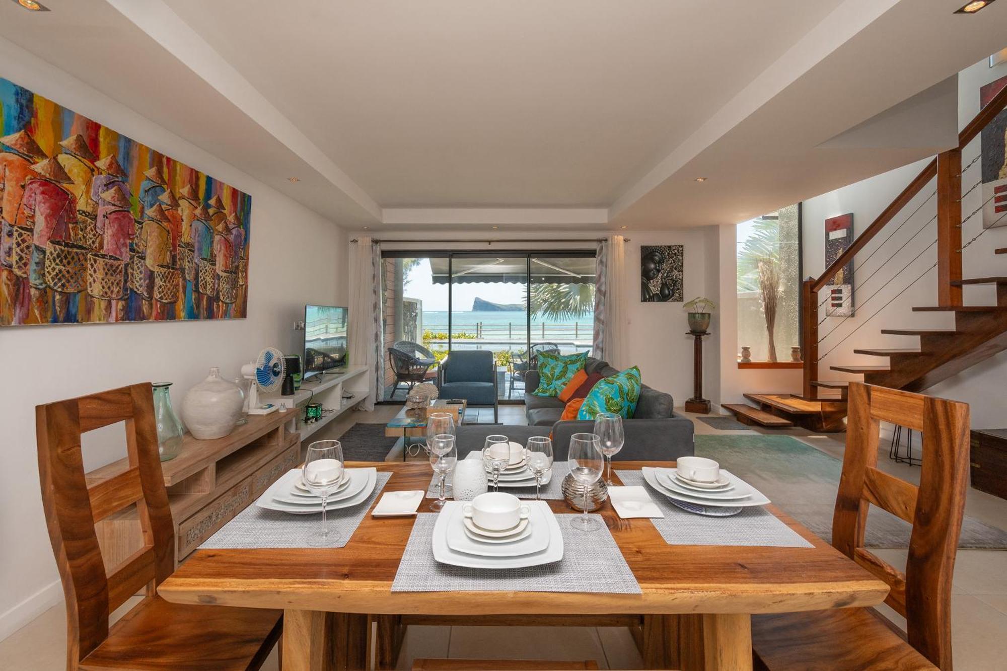 Luxury Beachfront Duplex, Coin De Mire View / 3Bed Cap Malheureux Exteriör bild