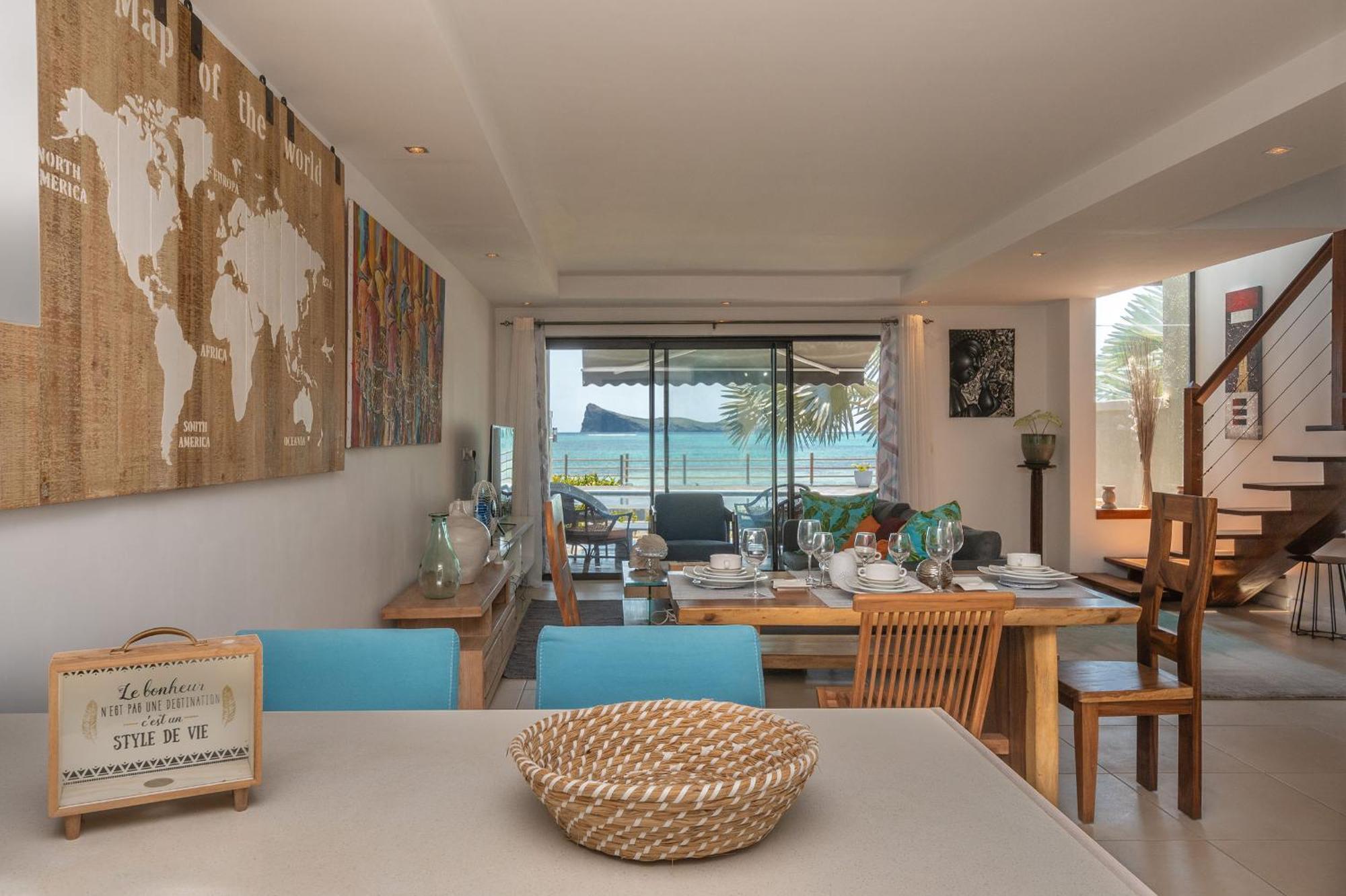 Luxury Beachfront Duplex, Coin De Mire View / 3Bed Cap Malheureux Exteriör bild